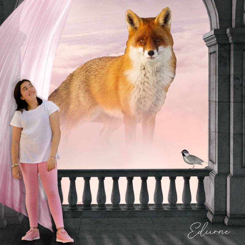 Luna de fresa fotografía infantil - fotografía de fantasia 6